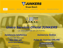 Tablet Screenshot of junkers-sevilla.com